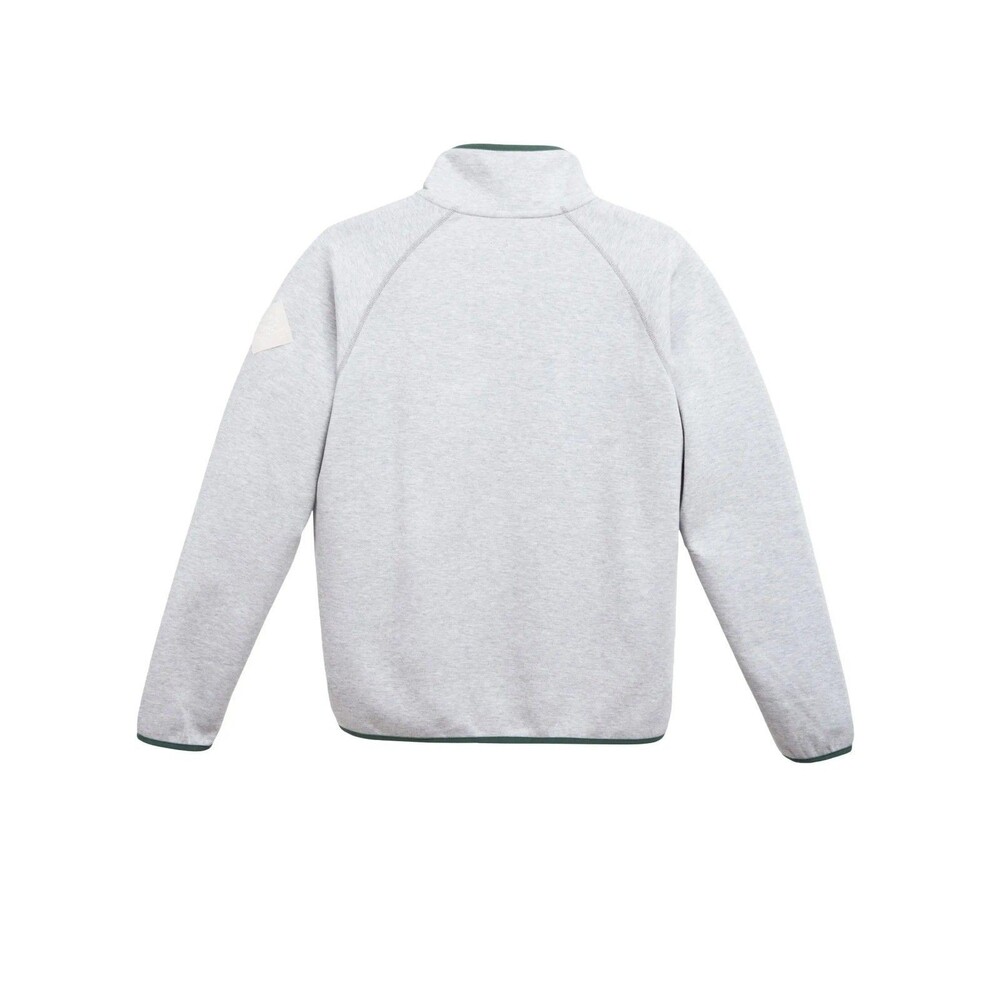 Herschel Mens Outdoor Performance Heather Light Grey Quarter Zip, Size XL - Picture 2 of 14